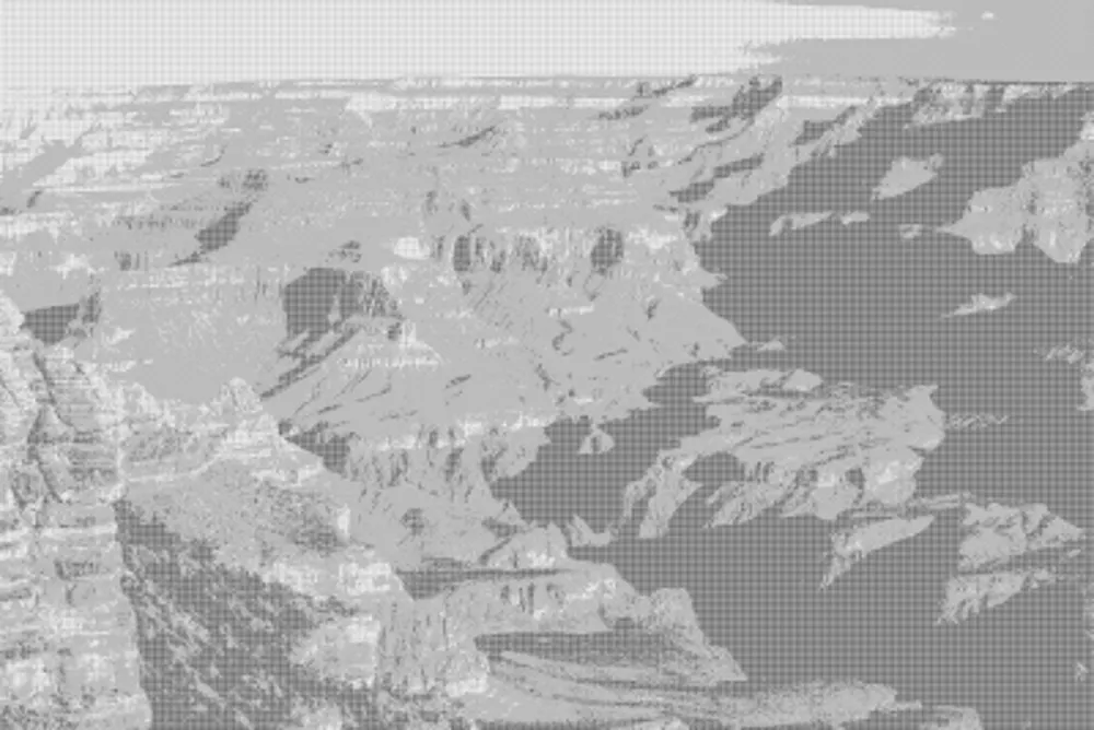 Grand Canyon with a 2x2 matrix