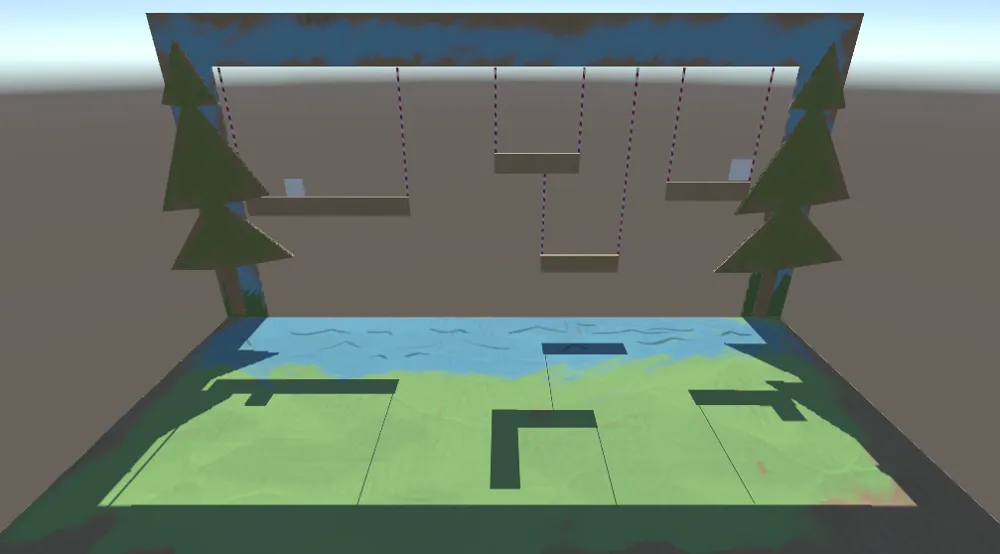 First level with art